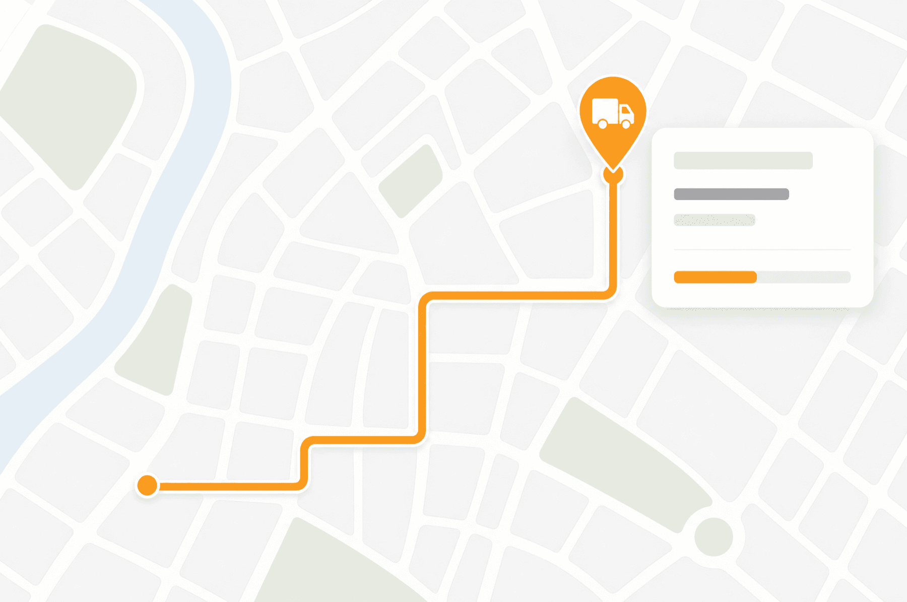 Mapa de TruckBI mostrando la ubicación en tiempo real de un envío de mercancía en Bogotá